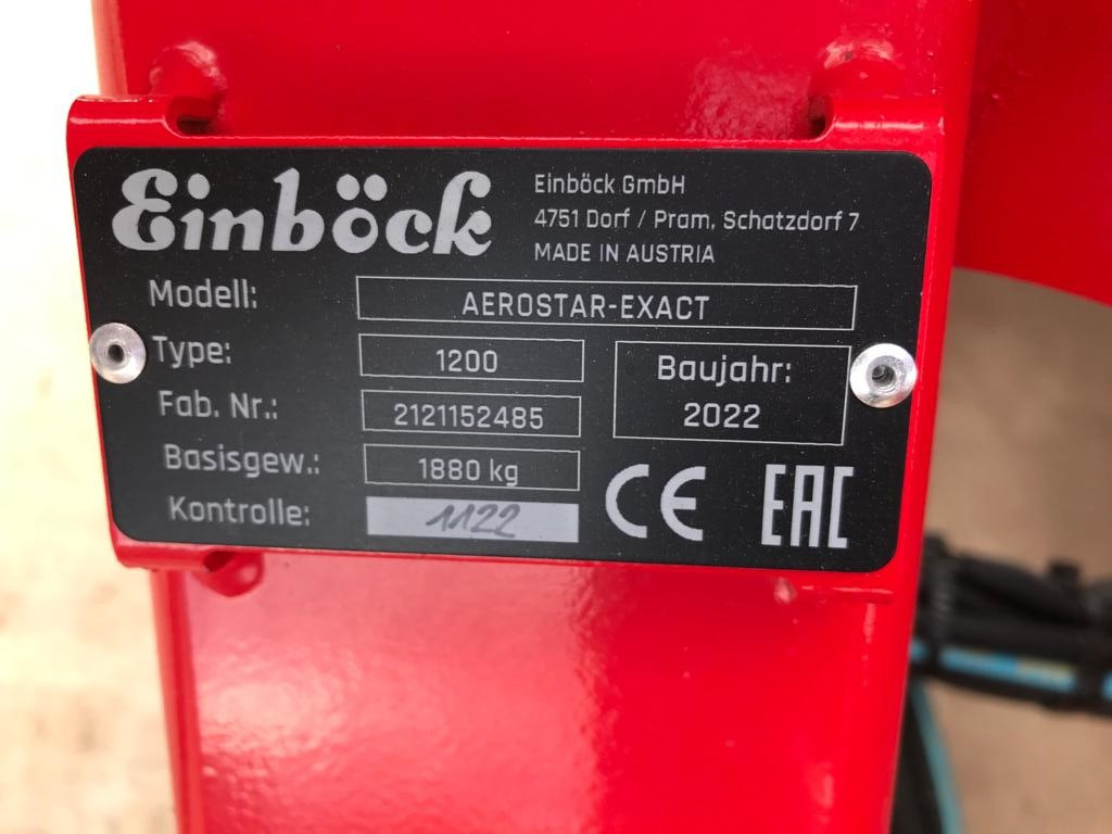Leasing of Einböck AEROSTAR-EXACT 1200 Einböck AEROSTAR-EXACT 1200: picture 2