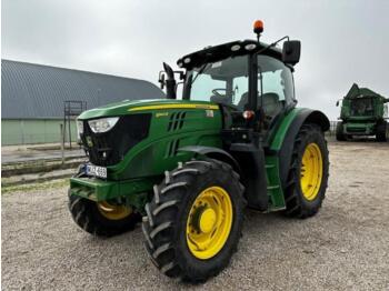 Farm tractor John Deere 6140r + adjustable narrow wheels + twin wheels