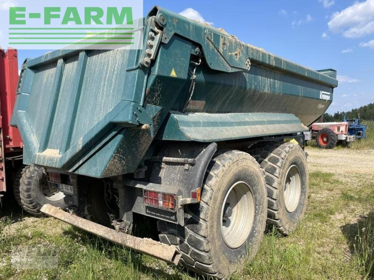 Farm tipping trailer/ Dumper Krampe hp 20: picture 3