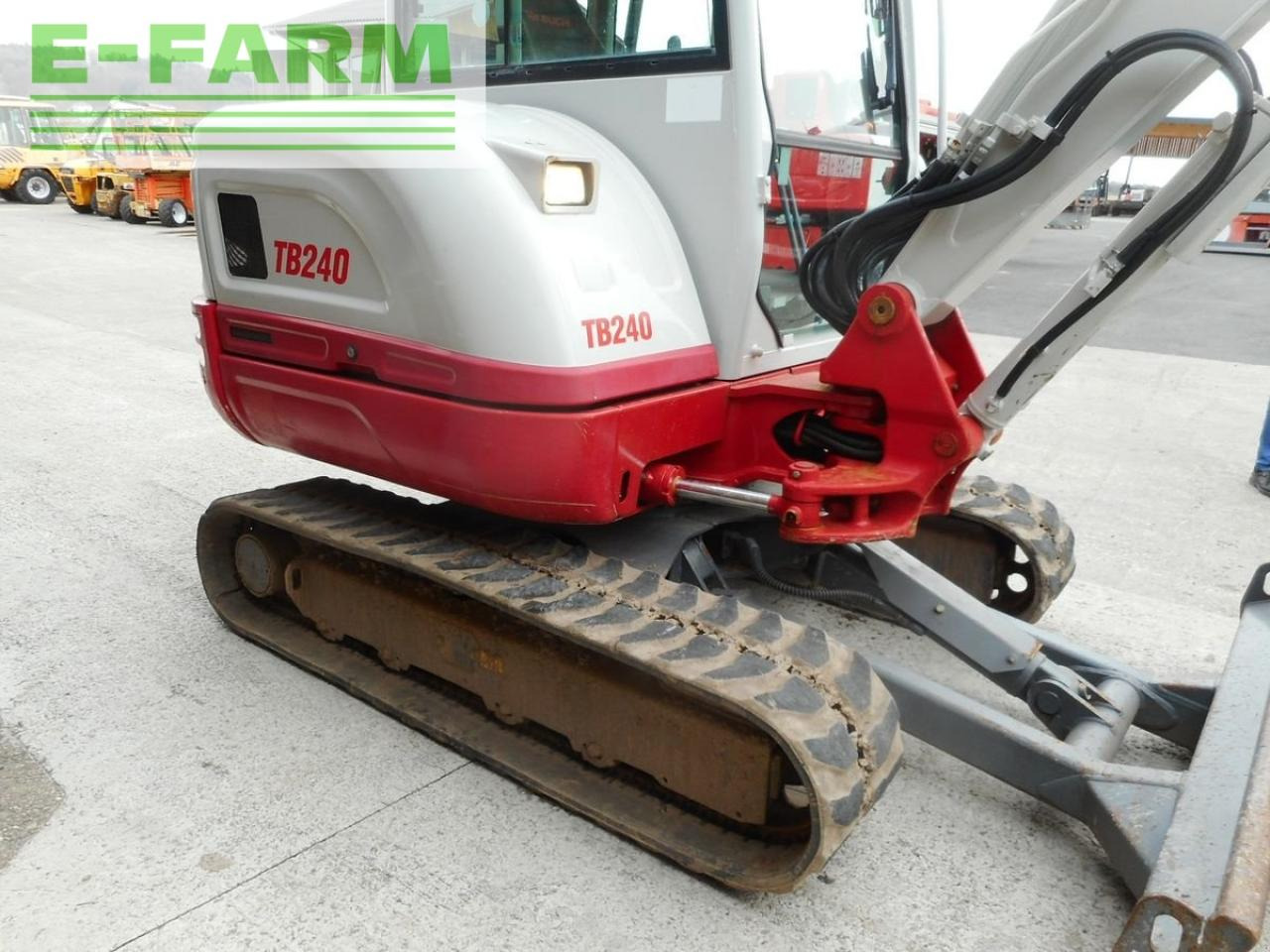 Farm tractor Takeuchi tb 240 ( 4.015kg ) hydr. sw + alle leitungen + 3: picture 14