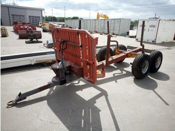 Farm trailer Twin Axle Draw Bar Timber Trailer: picture 1