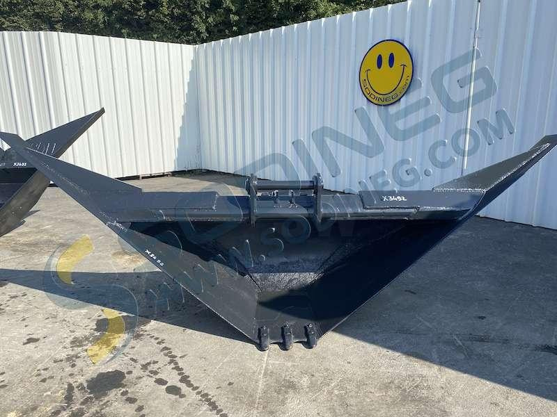 Excavator bucket for Construction machinery 4380 / 430mm - attache Poclain: picture 2