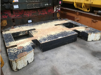 Terex Demag AC 350-1 counterweight 10 ton - Counterweight