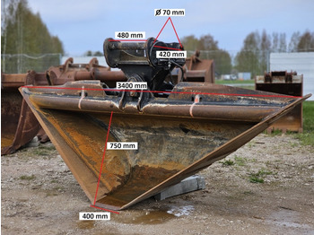 Excavator bucket for Excavator Trapezoid SW48: picture 2