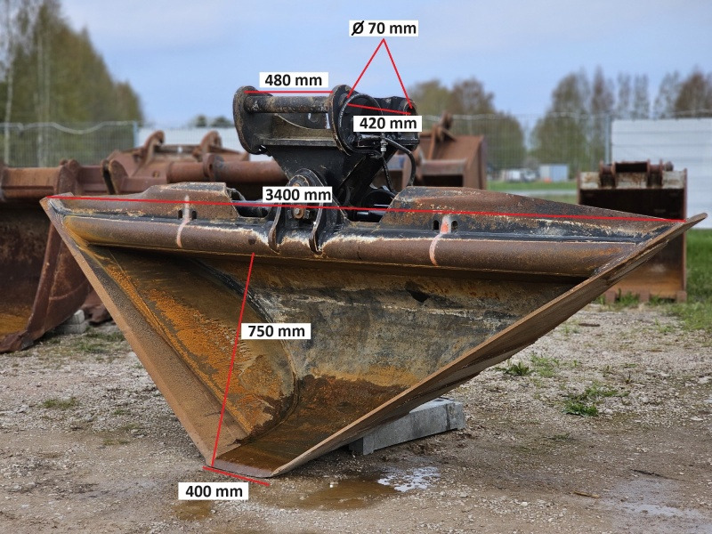 Excavator bucket for Excavator Trapezoid SW48: picture 2