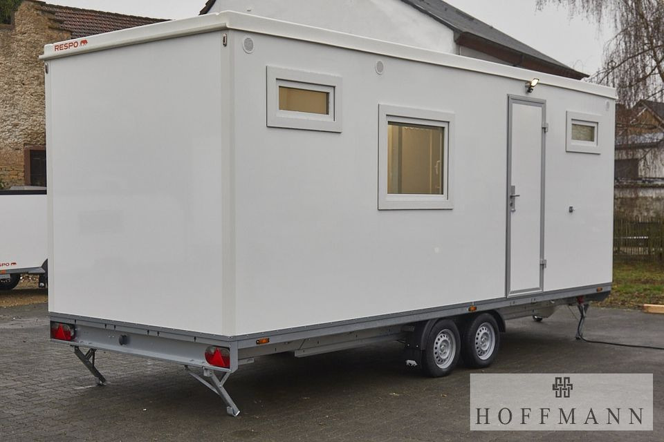 New Caravan Respo RESPO Baustellen Wohnanhänger 620x220 cm  Küche / Bad / 4 Betten: picture 14