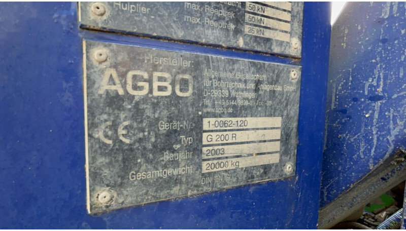 Drilling rig AGBO G200 R: picture 12
