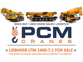 All terrain crane Liebherr LTM 1400-7.1 Fully equipped