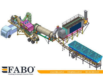 FABO Installation of asphalt of any capacity mobile and fixed - Asphalt plant