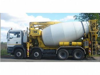 MAN 35.400, 24 meter, 9m3 - Concrete mixer truck