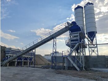 POLYGONMACH Stationary 135m3 Batching Planr with Double Planetery Mixer - Concrete plant
