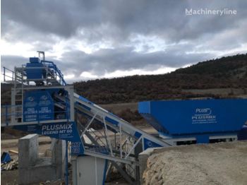 Plusmix PLUSMİX MOBILE MT60 : 60m³/hour Concrete Plant - BETONNYY ZAVOD - Concrete plant