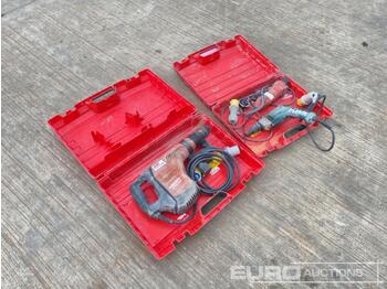  Makita 110Volt Heat Gun, Hilti TE500 Hammer Drill, Hilti DEG 110Volt Grinder (Spares) - Construction equipment