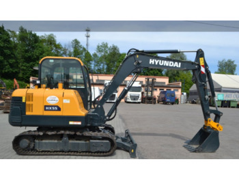 Mini excavator Hyundai HX55 Bager: picture 3