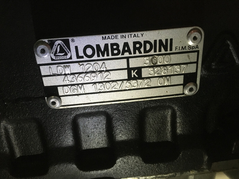 Generator set Lombardini LDW 1204 GENERATOR 31.5 KVA USED: picture 6