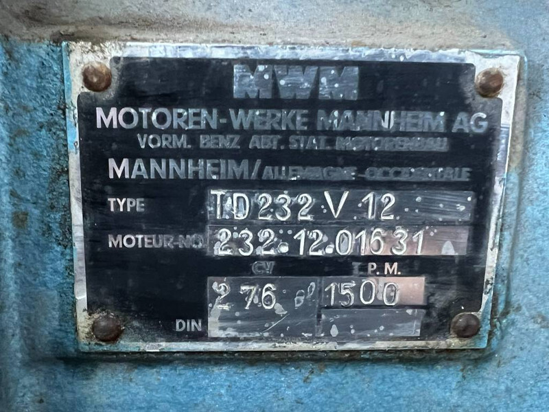 Generator set MWM 215KVA V12 Generator: picture 10
