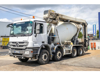 Concrete mixer truck Mercedes ACTROS 3241-MP3+BAND/TAPIS/THEAM 16M: picture 3