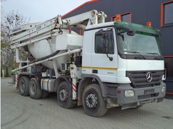 Concrete mixer truck Mercedes-Benz ACTROS 4144 8x4 EURO5 MIXER + PUMP SERMAC 28M: picture 1