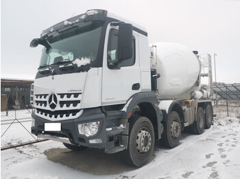 Concrete mixer truck Mercedes-Benz Arocs 3240 8x4 Euro 6 Betonmischer Intermix 9 m³: picture 1