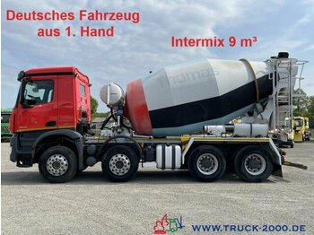 Concrete mixer truck Mercedes-Benz Arocs 3240 8x4 Putzmeister Intermix 9m³ Klima: picture 1