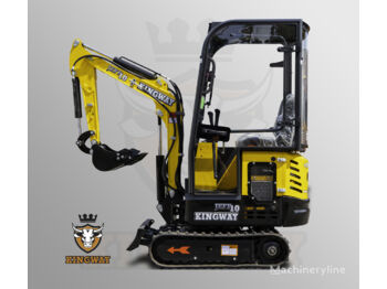 KINGWAY Mini Excavator Jeff 10 K Ramie Skrętne + bucket 300/500/800 - Mini excavator