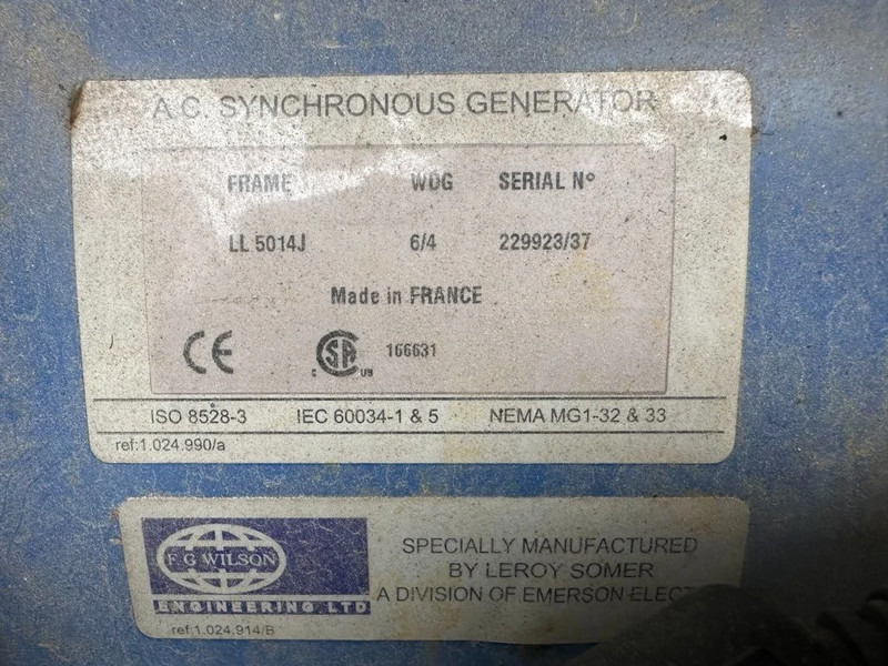 Generator set Perkins 1300 Serie FG Wilson 275 kVA Silent generatorset: picture 14