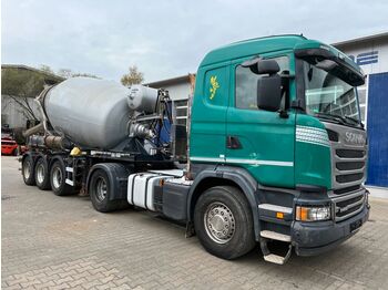 Concrete mixer truck Scania G490 4x2 + Betonmischer Auflieger Schwing 10 m³: picture 1