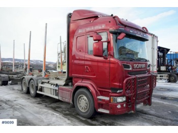 Forestry trailer, Truck Scania R580: picture 1