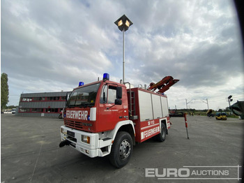  Steyr 4WD Fire Truck, Palfinger PK7000 Crane, Manual Gearbox, Front Winch, Generator, Light Tower (German Reg. Docs. Service History and Manuals Available) - Fire truck