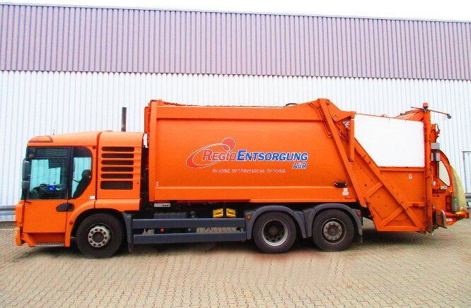 Garbage truck for transportation of garbage MAN TGA 28.310 6x2-4 LL TGA 28.310 6x2-4LL Schörling 3R11 21.5, Terberg Schüttung: picture 8