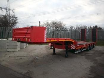 Low loader semi-trailer 2016 GURLESENYIL 4 Axle Extendable Step Frame Front Lift Low Lowder Trailer, Hydraulic Ramps: picture 1