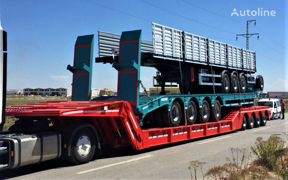 New Low loader semi-trailer AME 100 Ton, Front Loading 4 Axle Lowbed Semi Trailer: picture 5