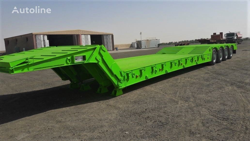 New Low loader semi-trailer AME 100 Ton, Front Loading 4 Axle Lowbed Semi Trailer: picture 8