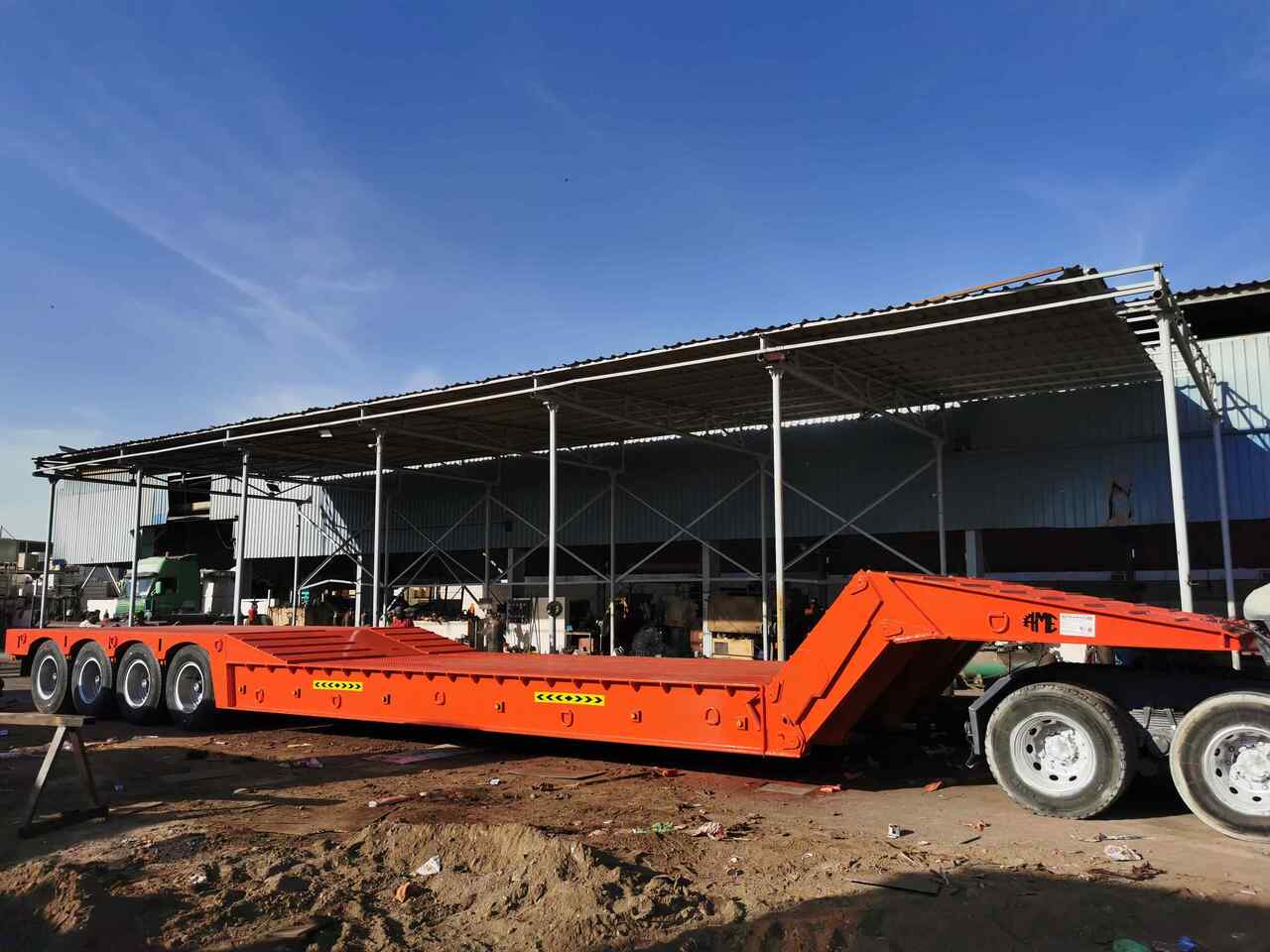 New Low loader semi-trailer AME 120 Ton 4 Axle Front Loading Lowbed Semi-Trailer: picture 18