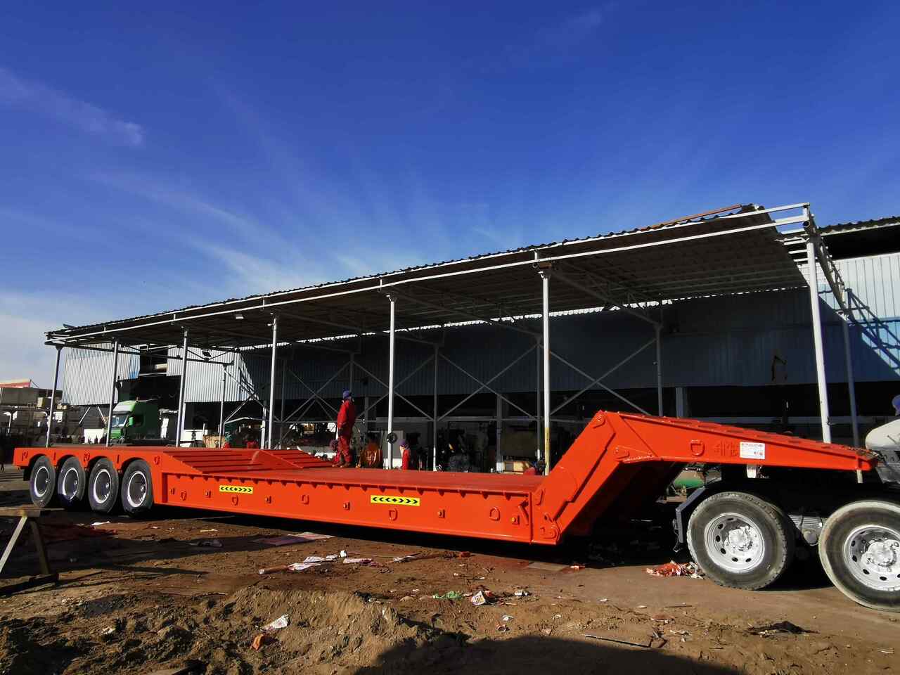 New Low loader semi-trailer AME 120 Ton 4 Axle Front Loading Lowbed Semi-Trailer: picture 19