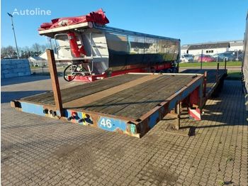 Low loader semi-trailer BROSHUIS Udtrækstrailer: picture 1