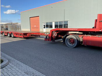 Low loader semi-trailer Broshuis 3 ABSD-48 275 Wide, 4.00 Mtr Extandable, 2 x Radmulden/Wheel recess: picture 1