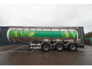 Tank semi-trailer for transportation of food Burg 3 AXLE FOOD TRAILER 36.450 LTR: picture 1