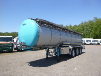 Tank semi-trailer for transportation of food Burg Food tank inox 26.8 m3 / 1 comp + pump: picture 1