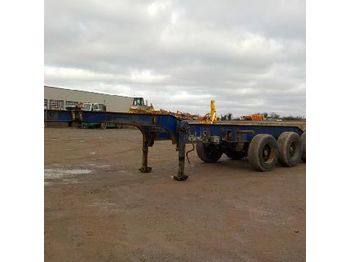  Fruehauf Tri Axle Step Frame Chassis - Chassis semi-trailer