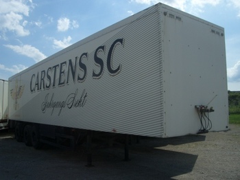 HENDRICKS KOFFERAUFLIEGER 3-ACHS - Closed box semi-trailer