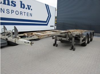 Kromhout 3-ass.containerchassis HC - Container transporter/ Swap body semi-trailer