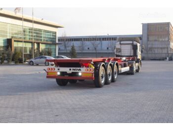 NOVA 1x20-2x20-30-40ft HC * LIFT AXLE * DISC BRAKES 2023 - Container transporter/ Swap body semi-trailer
