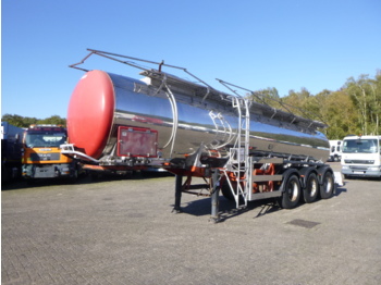 Tank semi-trailer for transportation of chemicals Crane Fruehauf Chemical tank inox 18.5 m3 / 1 comp: picture 1
