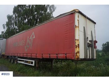 Narko 3 akslet kapelltralle - Curtainsider semi-trailer