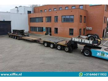 Low loader semi-trailer Diversen Nicolas 4 bed 5 (2+2+5) Uitschuifbare dieplader // PENDEL assen // 2 Ve: picture 1