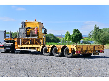 Low loader semi-trailer for transportation of heavy machinery Doll Vario S3H ausziehbar gelenkte Achsen 18.7m total: picture 1
