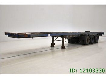 Dennison Spring Susp. / 12 Wheels  - Dropside/ Flatbed semi-trailer