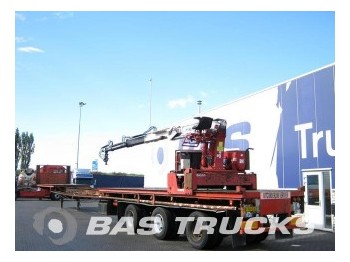 EKW Ausziehbar Kennis R-24 Rollerkraan RO-46T3AGU - Dropside/ Flatbed semi-trailer