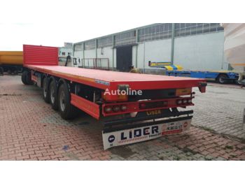 Dropside/ flatbed semi-trailer LIDER تيادر سطحات مقطورات مسطحة مواصفات اوربية موديلNEW 2022